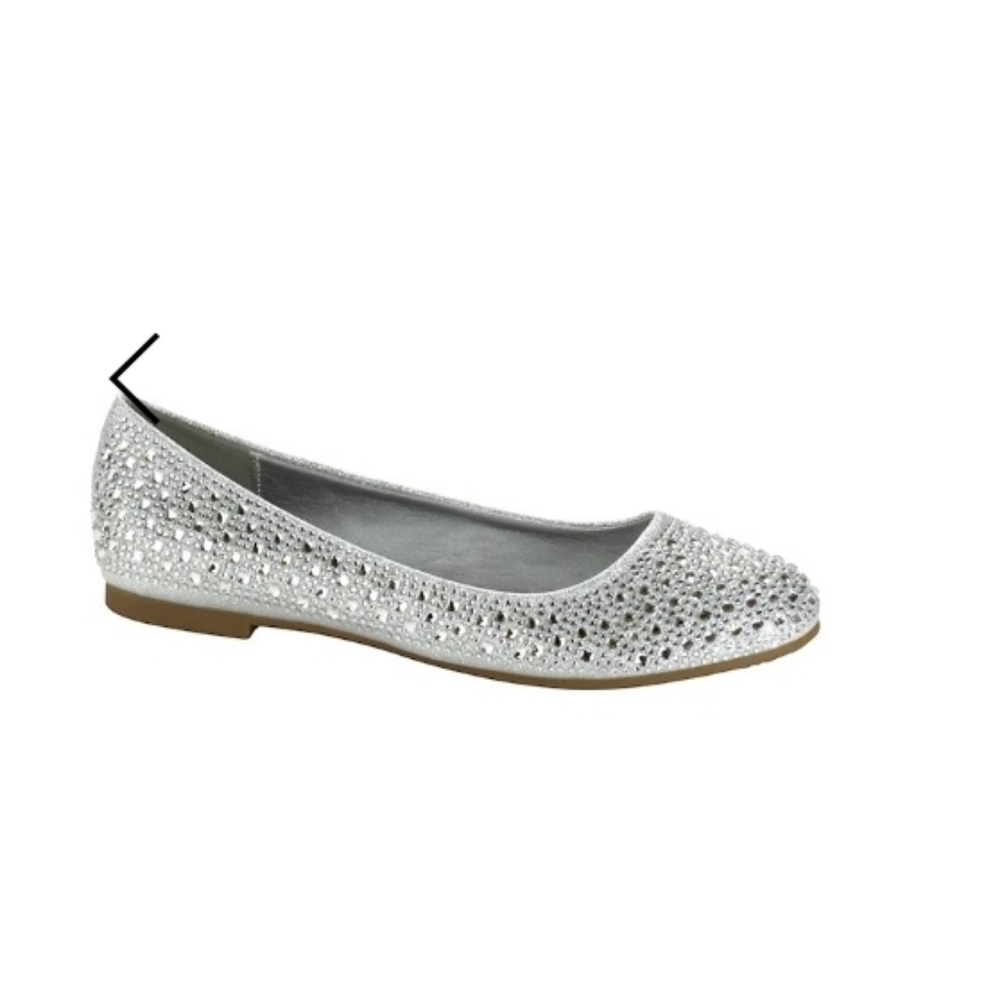 Benjamin Walk Diva Rhinestone Bling Flats Size 9